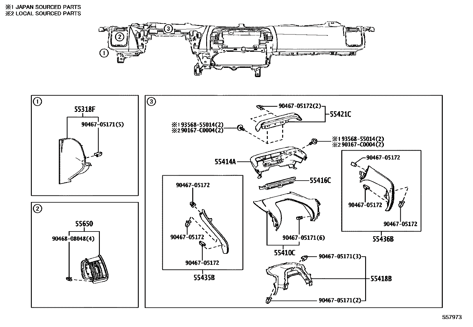 Toyota 553180R060C0 parts diagram