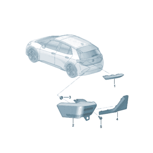 10D 945 096 尾灯适用于大众ID3