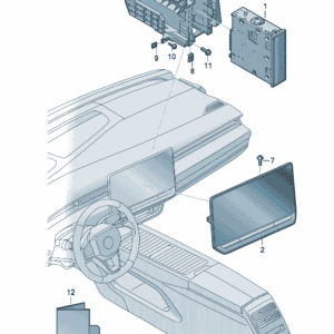 10C035878C 控制单元适用于大众ID7