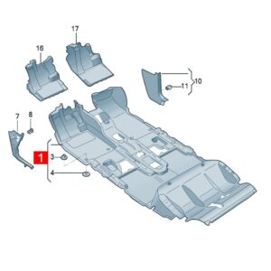10D863021A 地板垫 适用于上汽大众ID.3