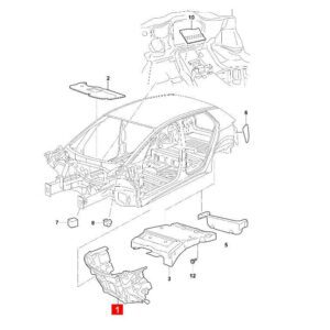 10D863934 前围减震装置适用于上汽大众ID.3