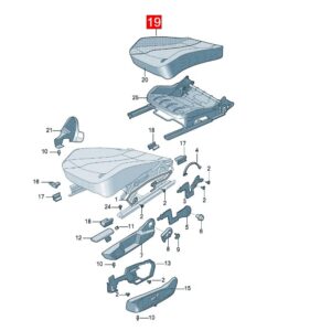 10D881375 座椅适用于上汽大众ID.3