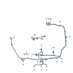 10D971147A 线束后舱盖尾门 适用于上汽大众ID.3