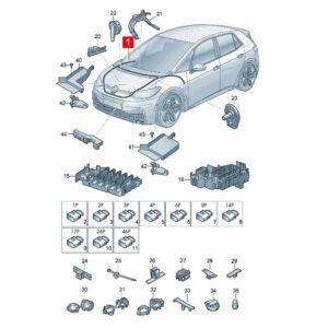 10D971420 发动机机舱线束适用于上汽大众ID.3