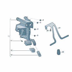 11D723058A 制动和油门踏板机构 适用于大众ID3