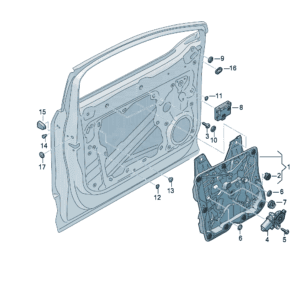 11G837461B  11G837462B 不带马达的车窗升降器适用于奥迪Q4e tron