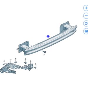 11H 807 393 左侧导向架 适用于安徽大众与众06