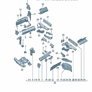 1EA803092E 纵梁及加强件适用于大众ID3