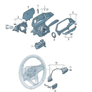 1EA953508Q 转向柱组合开关适用于上汽大众ID.3