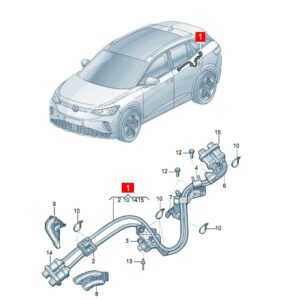 1EA971015S 发动机 高压蓄电池高压线束适用于上汽大众ID.3