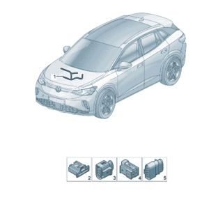 1EA971566R-线束新风吸入口适用于大众ID7