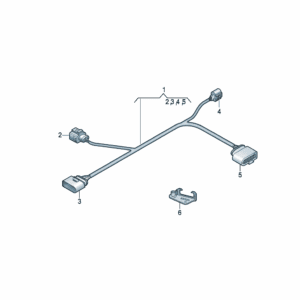 1EA971658A 适配器连接线束适用于上汽大众ID.3