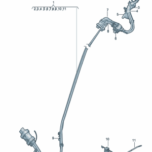 1EA971896 电缆导管适用于大众ID7