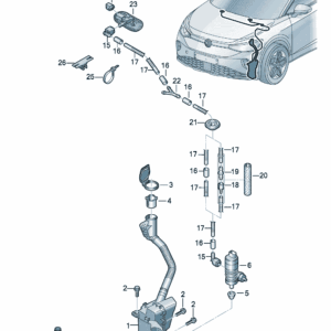 1ED 955453D 储液罐 适用于大众ID7