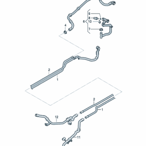 1ED121065A 冷却软管适用于大众ID7