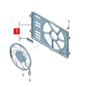 1ED121205 1ED959455AA 散热器 适用于上汽大众ID.3
