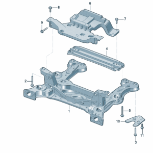 1ED199315C 机组支架适用于奥迪Q5e tron