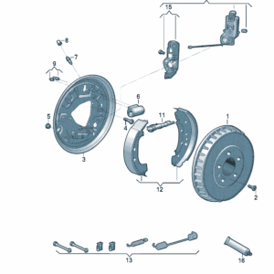 1ED609617 制动鼓 适用于大众ID3