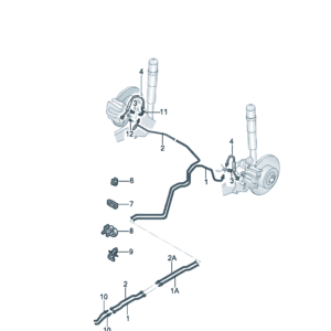 1ED614741 制动管适用于大众ID3