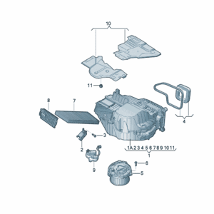 1ED820153AC 进气壳大众ID7