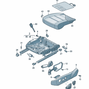 1ED881106B 电动座椅支架适用于大众ID7