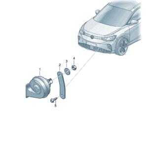1ED951221B 汽车喇叭适用于大众ID7