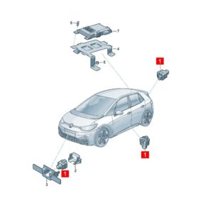1ED980556A 摄像机适用于上汽大众ID.3