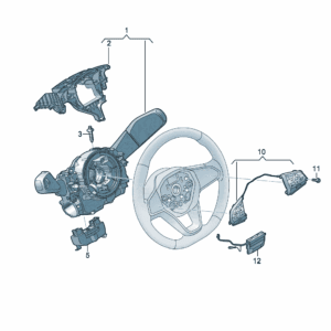 1EE953507AKASS 转向柱组合开关适用于大众ID7