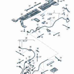 1EE971398K 充电器高电压导线高电压热装置适用于大众ID7
