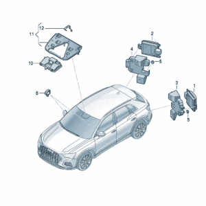 2Q0907685K 2Q0907686K 控制单元适用于奥迪Q5e tron