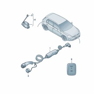3ED971675 家用充电站充电电缆适用于大众ID7