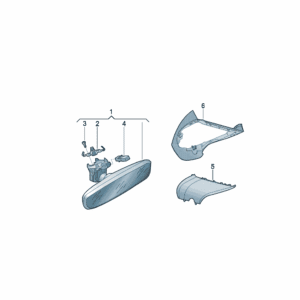 3G0857511BH 车内后视镜适用于奥迪Q5e tron