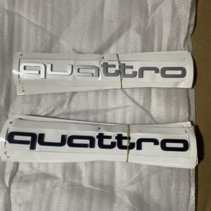 4CG 853 737 B T94  前杠字牌 黑 4CG 853 737 A 69D 前杠字牌 银 适用于奥迪Q5 e tron