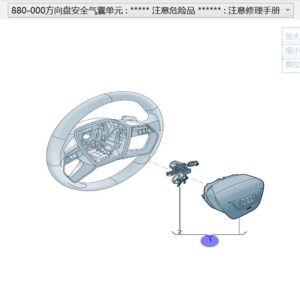4CG 880 201 D 6PS	方向盘安全气囊单元 适用于奥迪Q6
