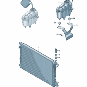 4KG121251 散热器适用于奥迪A7L