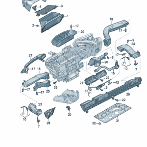 4KG819904A 进气接管适用于奥迪A7L