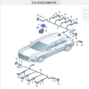 5WA919298B 控制单元泊车系统适用于奥迪Q6