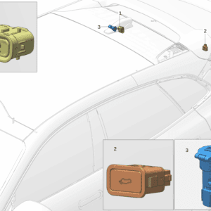 6600001039WA2 电动尾门开关 适用于极氪7X