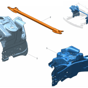 6608076305C15/ 6608127222C15 前轮罩适用于极氪001 - 杰联莱
