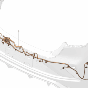 6608078102 后保险杠线束 适用于极氪7X