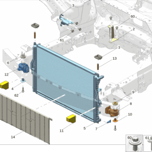 6608078486 散热器 适用于极氪7x