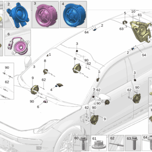 6608078914 麦克风 适用于极氪7x