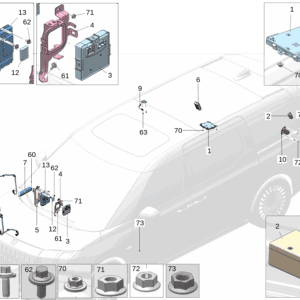6608079176 车联网智能天线模块（TCAM）适用于极氪009