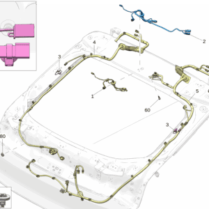 6608079734 尾门线束转接线 适用于极氪7x