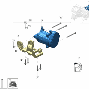6608081137 空调压缩机 适用于极氪X - 杰联莱