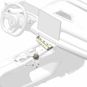6608112912WA1 	副仪表台开关组（CCSM） 适用于极氪7x