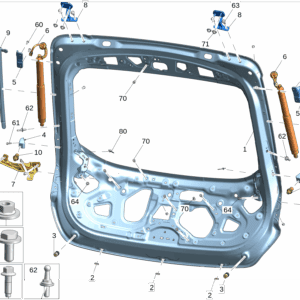 6608177654C15 尾门 适用于极氪7x
