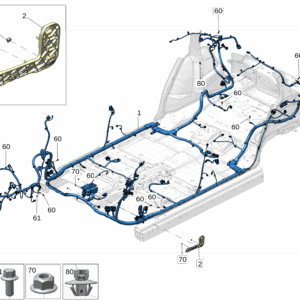 6608177714 车身线束 适用于极氪X