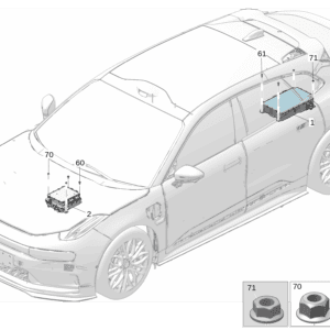 6608226176 高低压充电系统（ODP） 适用于极氪7x