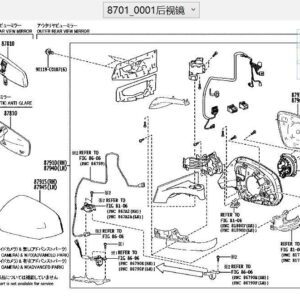 879400R420-左侧车外后视镜总成 适用于丰田BZ4X